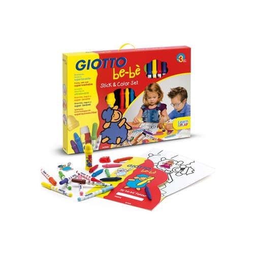 Conjunto Giotto Be-Be Colorir Stick e Color Set