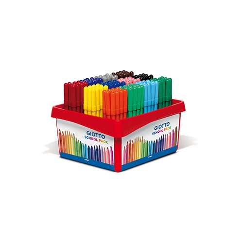 Marcador Feltro Giotto Turbo Color Schoolpack 144 unidades