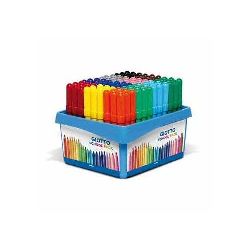 Marcador Feltro Giotto Turbo Maxi Schoolpack 108 unidades