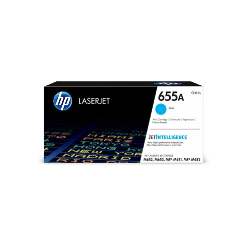 Toner HP 655A Azul CF451A