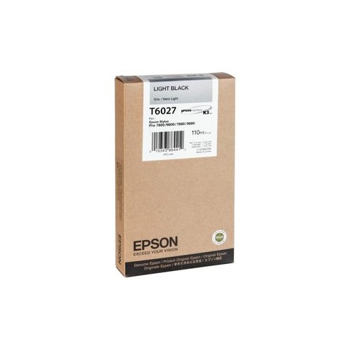 Tinteiro Epson T6027 Cinzento C13T602700 110ml