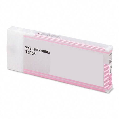 Tinteiro Compatível para Epson T6066 Magenta Claro Vivido C13T606600 220ml