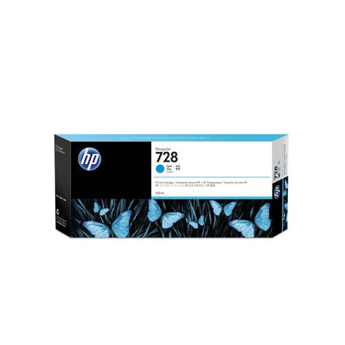 Tinteiro HP 728 Azul F9K17A 300ml