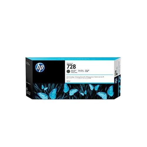 Tinteiro HP 728 Preto Matte F9J68A 300ml