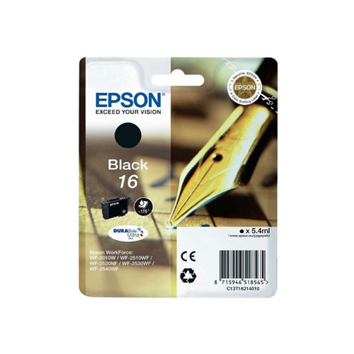 Tinteiro Epson 16 Preto C13T16214010 5,4ml