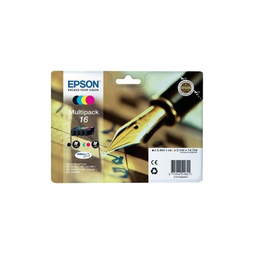 Pack Tinteiros Epson 16 4 Cores C13T16264010