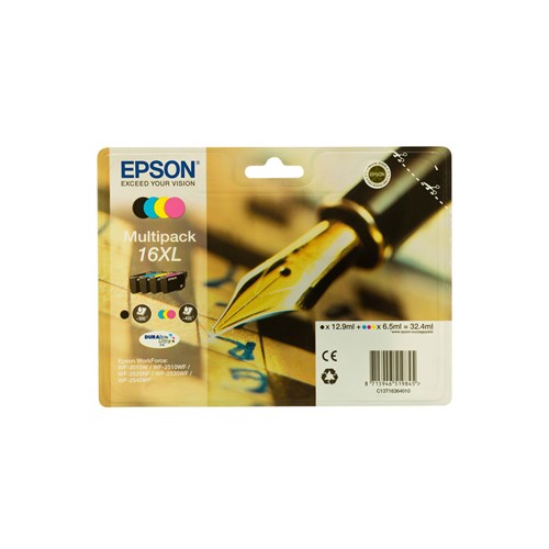 Pack Tinteiros Epson 16XL 4 Cores C13T16364010