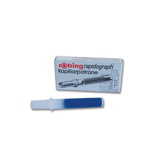 Cartucho Tinta Rotring 1:10 Azul Cx 3 unidades