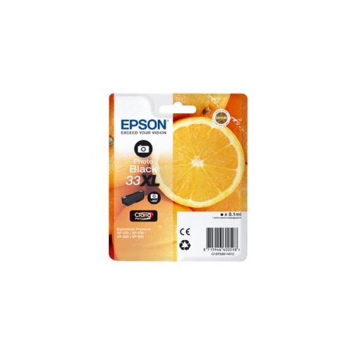 Tinteiro Epson 33XL Preto Foto C13T33614010 8.9ml