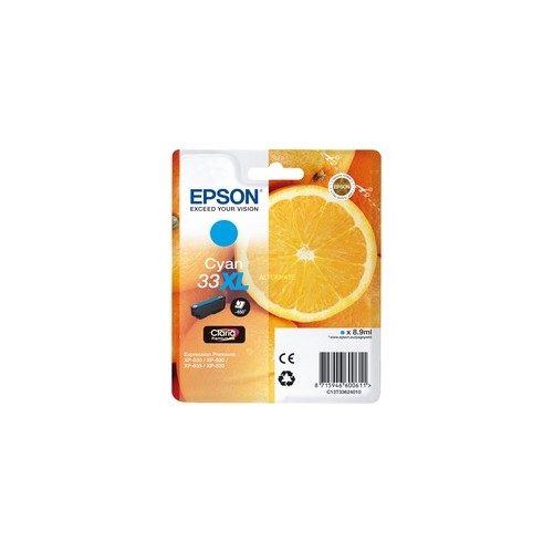 Tinteiro Epson 33XL Azul C13T33624010 8,9ml