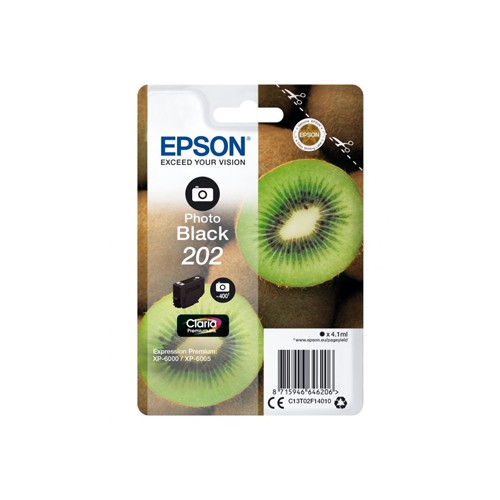 Tinteiro Epson 202 Preto Foto C13T02F14010 4,1ml