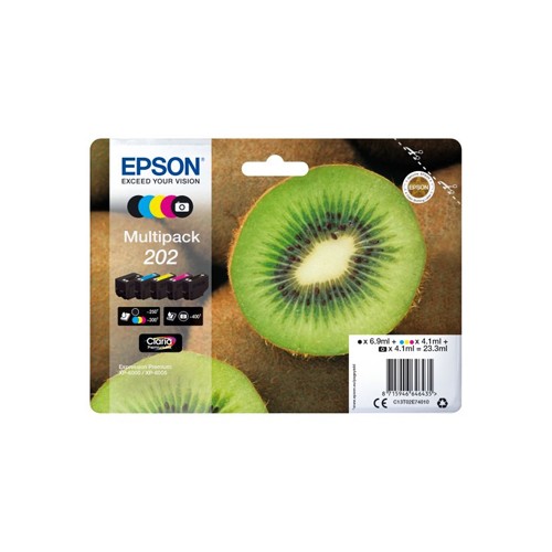 Pack Tinteiros Epson 202 5 Cores C13T02E74010