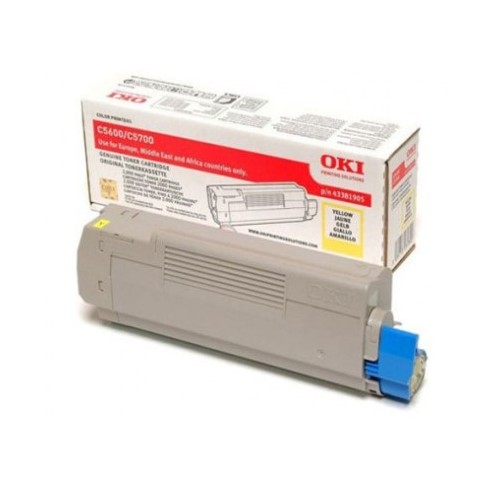 Toner OKI C5600n/ 5600dn/ 5700n/ 5700dn Amarelo