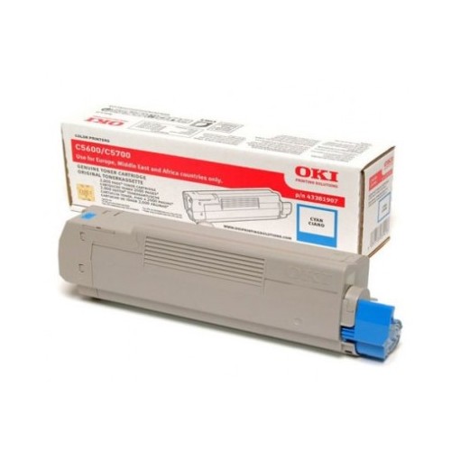 Toner OKI C5600n/ 5600dn/ 5700n/ 5700dn Azul