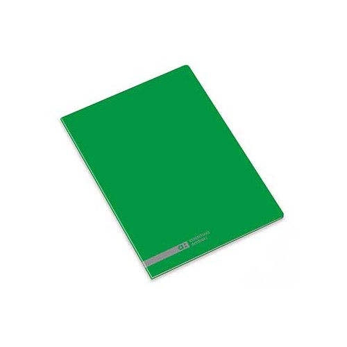 Caderno Agrafado Ambar School A4 Quadri 70gr 48Fls Verde - 3 unidades