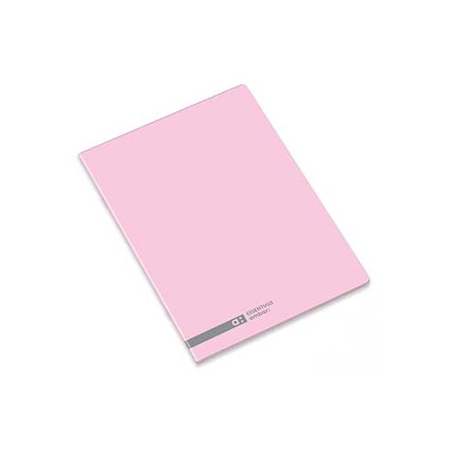 Caderno Agrafado Ambar School A4 Pautado 70gr 48Fls Rosa - 3 unidades