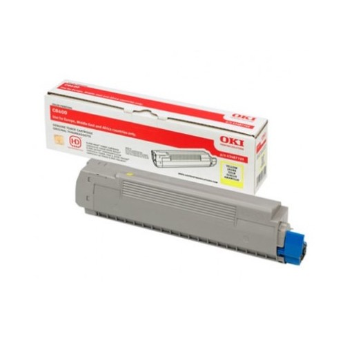 Toner OKI C8600n/ C8600dn/ C8600cdtn/ C8800 Amarelo