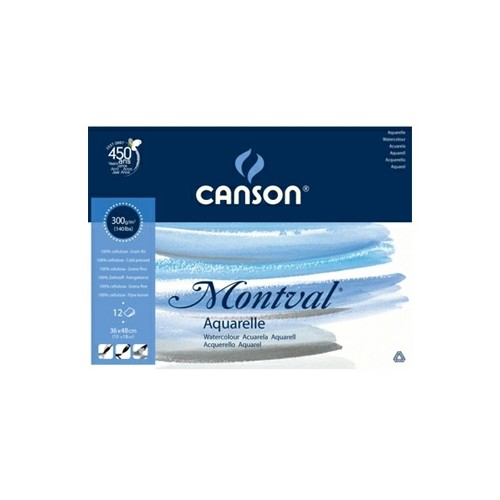 Bloco Colado Canson Montval 297x420mm 300gr 12 Folhas