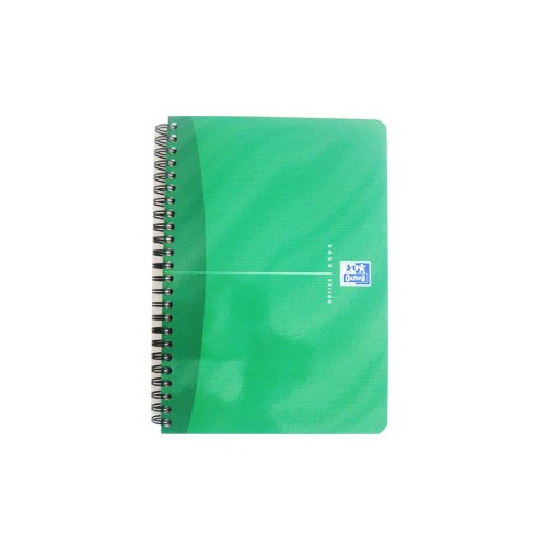 Caderno Espiral Oxford Office Book Cartao A5 Quadri. 90fls - 5 unidades