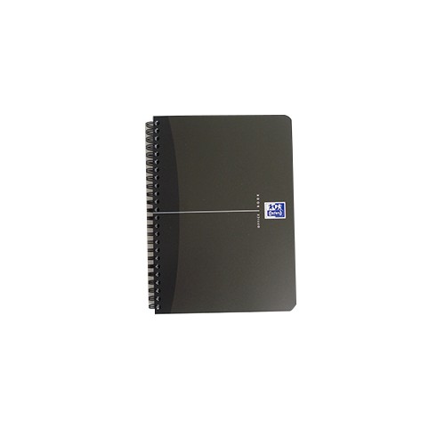 Caderno Espiral Oxford Office Book Capa PP A5 Quadri. 90 fls - 5 unidades