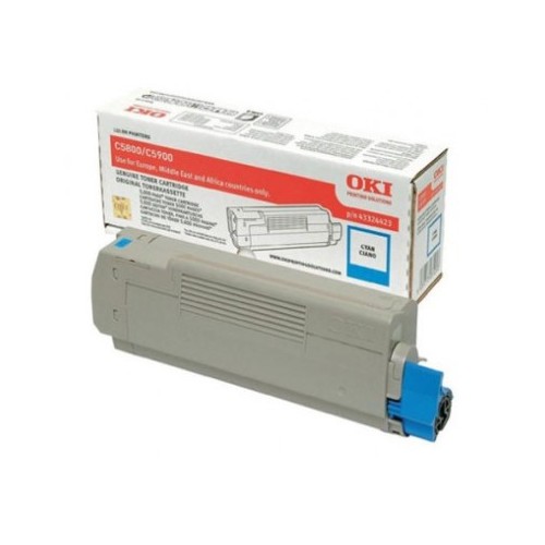 Toner Oki C5800/ C5900 Azul