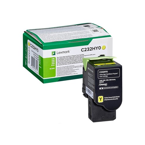 Toner Lexmark C232HY0 Amarelo Alta Capacidade (0C232HY0)