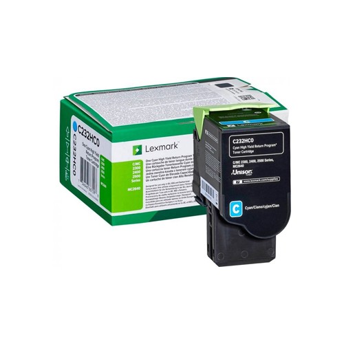 Toner Lexmark C232HC0 Azul Alta Capacidade (0C232HC0)