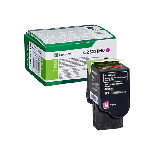 Toner Lexmark C232HM0 Magenta Alta Capacidade (0C232HM0)