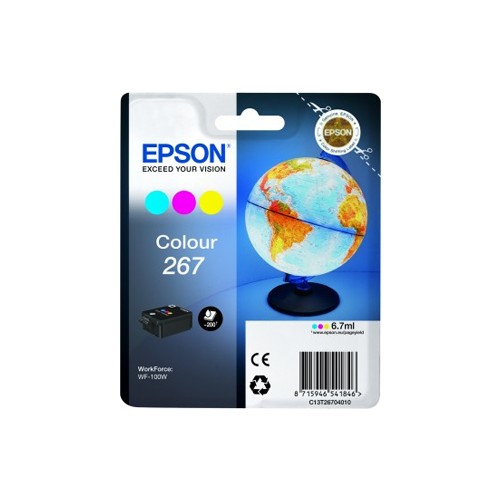 Tinteiro Epson 267 3 Cores C13T26704010 6,7ml