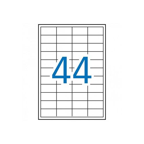 Etiquetas 48,5x25,4 Apli 500 Folhas A4 22000un