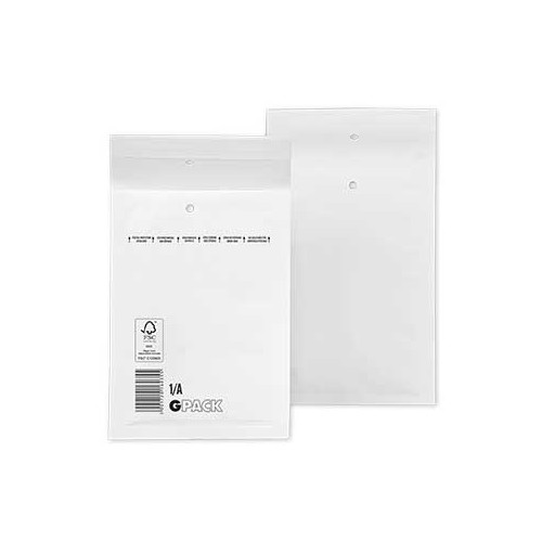 Envelopes Air-Bag 105x165 Branco Nº 000 - 20 unidades